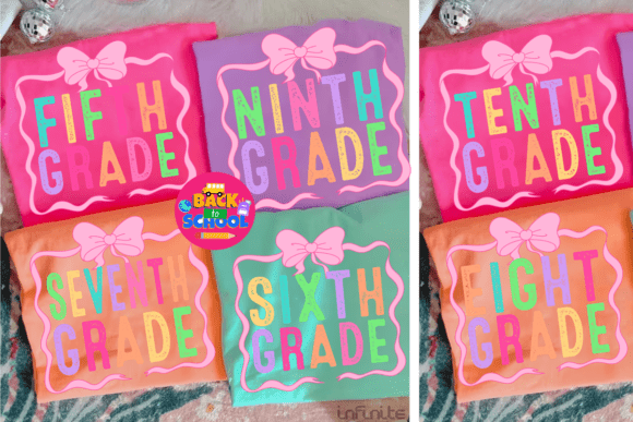 Bright Grades Level PNGs Bundle School: A Vibrant Resource for Educators and Creators