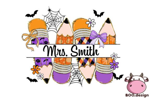 Custom Pencil Halloween Teacher PNG: A Versatile Asset for Creative Projects