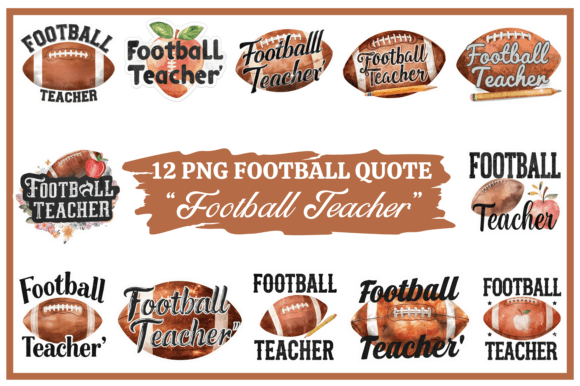 Football Watercolor Clipart Quote 11: A Creative Fusion of Education and Sports