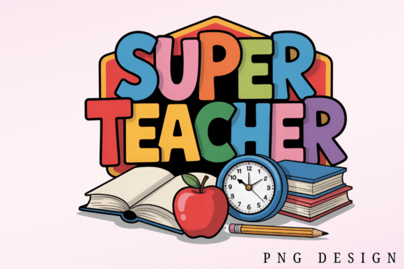 Funny Super Teacher Sublimation PNG: A Creative Tool for Educators and Designers